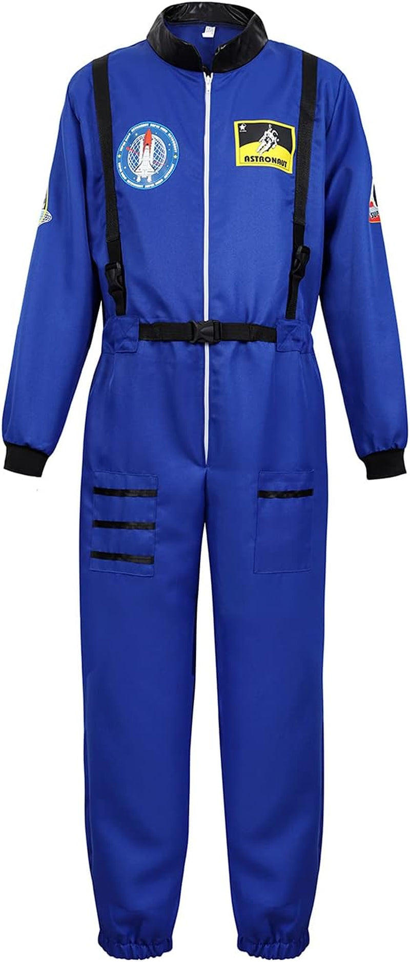 Mens Astronaut Costume Adult Astronaut Suit Outfit Men Costumes Halloween