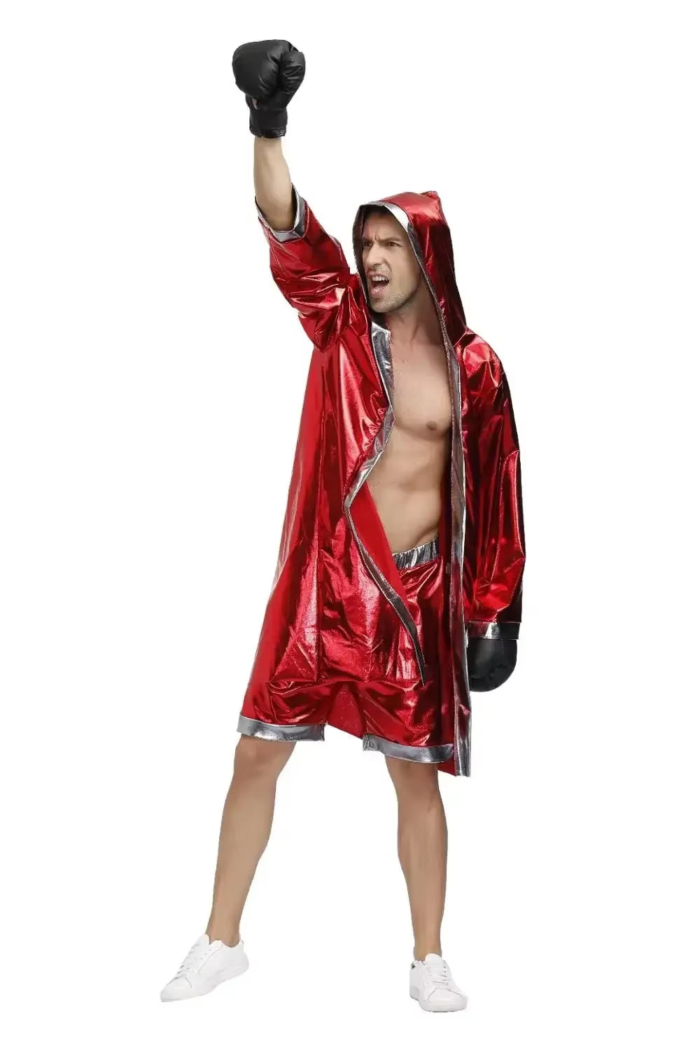 Adult Robe Boxing Costumes Boxer Uniform Cosplay for Men Women Couples Halloween Carnival Party