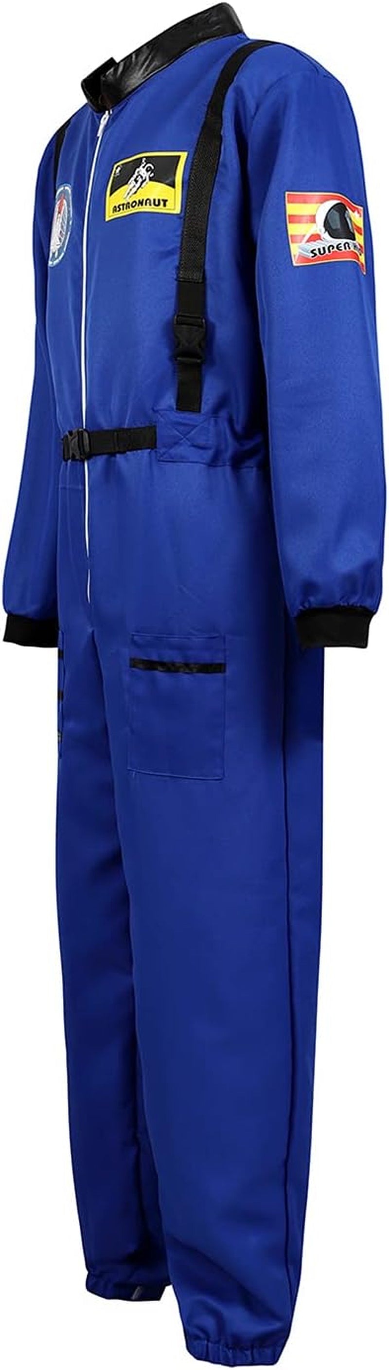 Mens Astronaut Costume Adult Astronaut Suit Outfit Men Costumes Halloween