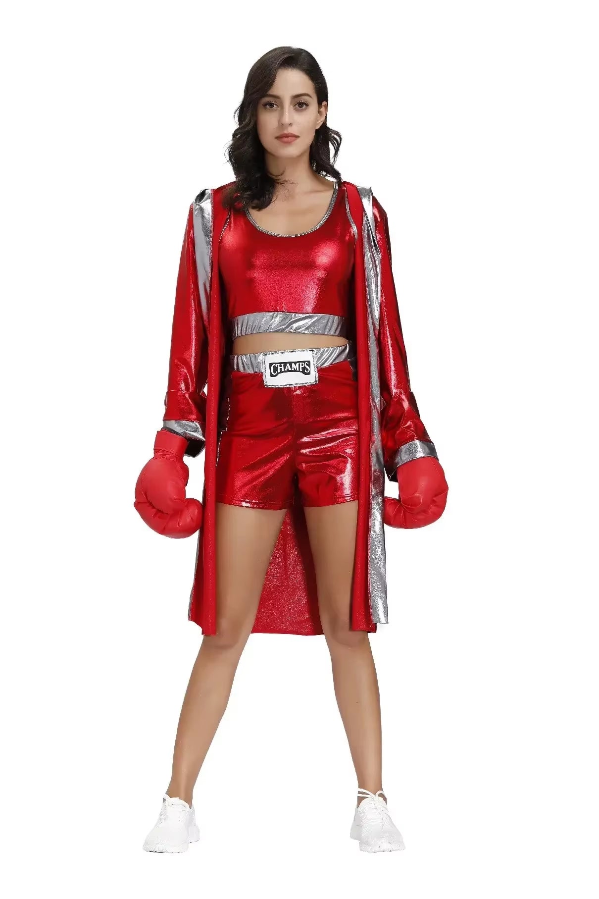 Adult Robe Boxing Costumes Boxer Uniform Cosplay for Men Women Couples Halloween Carnival Party