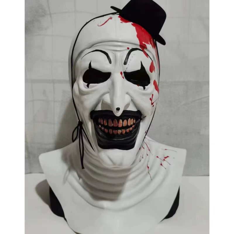 Movie Terrifier Art the Clown Cosplay Costume Adult Unisex Joker Uniform Jumpsuit Full Set Suit Halloween Outfits