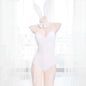 Japanese Sexy Bunny Girl Sleepwear Suit Female Women Cosplay Costume Jumpsuit Velvet Underwear Nightdress Cat Woman Costume