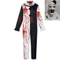 Movie Terrifier Art the Clown Cosplay Costume Adult Unisex Joker Uniform Jumpsuit Full Set Suit Halloween Outfits