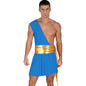 Men'S Ancient Greek God Halloween Party Costume Cosplay One Shoulder Strap Skirts Knight Warrior Theatrical Performance Outfit