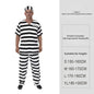 Adult Inmate Costume Orange Prisoner Jumpsuit Jailbird Outfit for Halloween Orange Prisoner Costume Men Jail Jumpsuit Costume